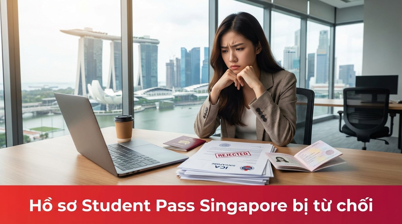 Hồ sơ Student Pass Singapore bị từ chối