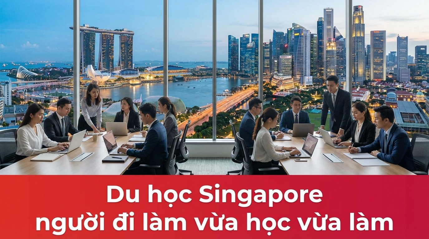 Du học Singapore người đi làm vừa học vừa làm