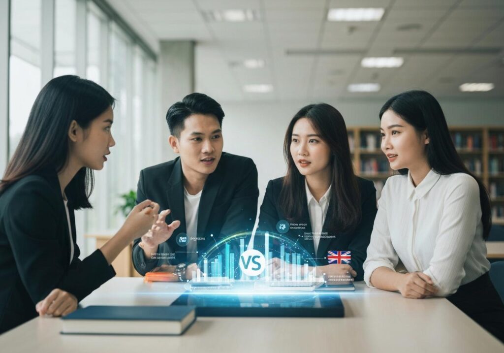 So sánh du học Singapore vs Malaysia vs Úc vs Anh