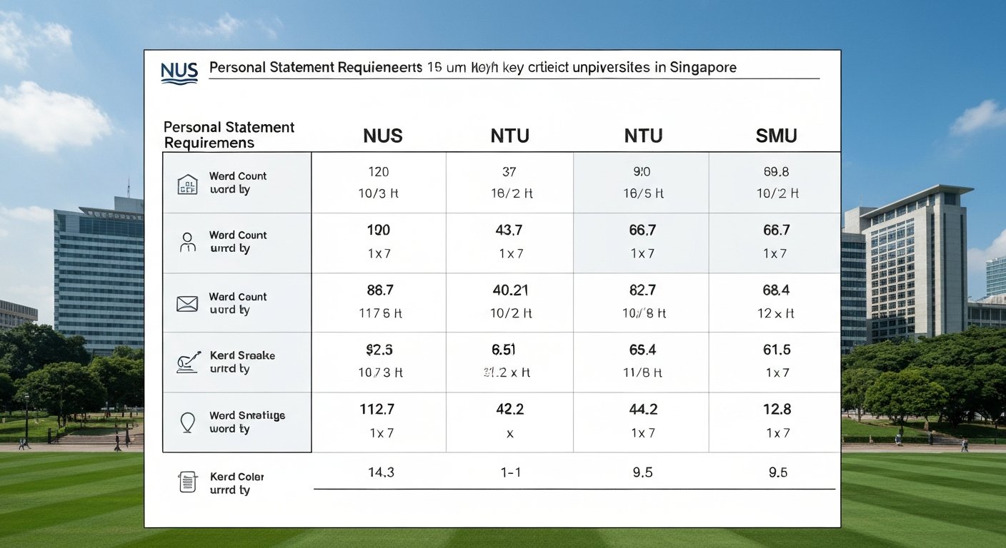 Tổng Quan Về Personal Statement Du Học Singapore